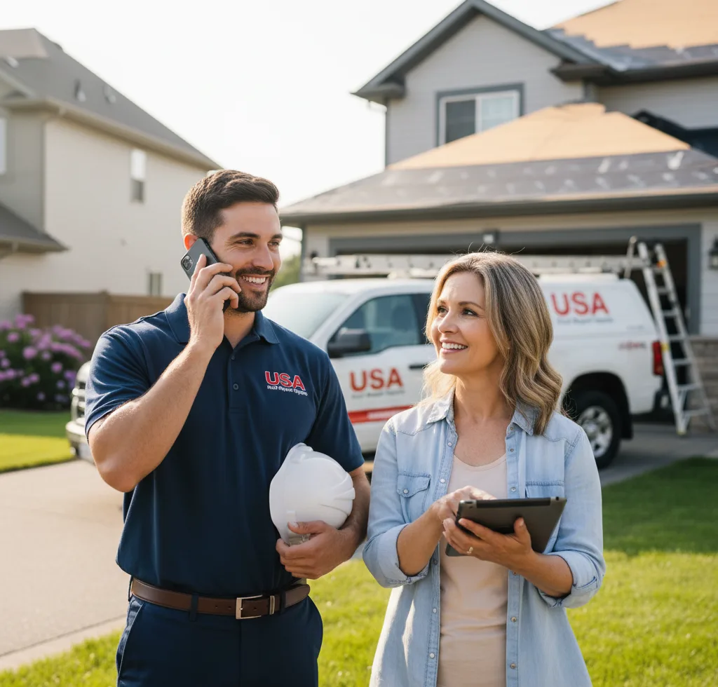 USA Roof Repair Experts customer support in Oakton